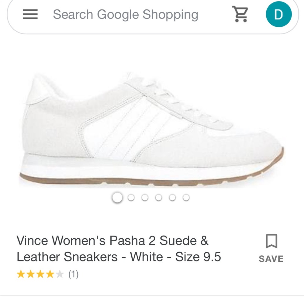 ISO - Vince pasha sneakers in white